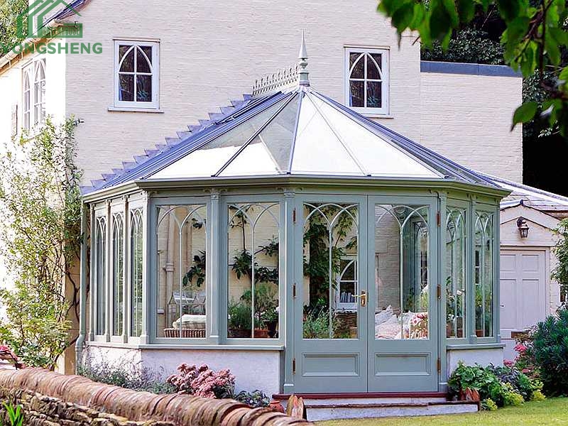 Victorian greenhouse, Victorian glass greenhouse, Large luxury Victorian conservatory  YSGH-128